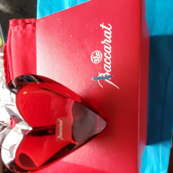 Baccarat Red Heart "Vintage" - Picture 2 of 7